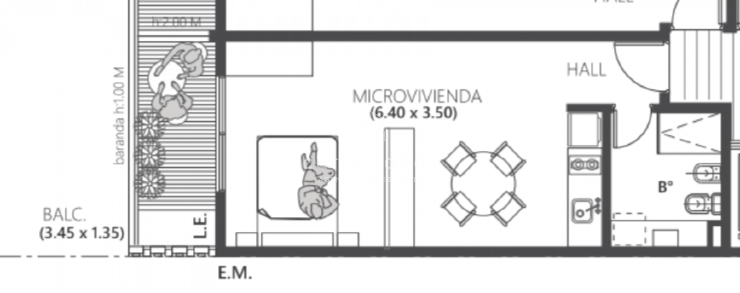 NUEVA CORDOBA| MONOAMBIENTE + AMENITIES SOBRE CALLE RONDEAU 