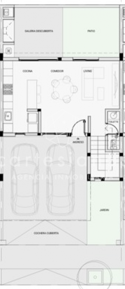 DOCTA ETAPA 1 | DUPLEX DE TRES DORM CON COCHERA DOBLE