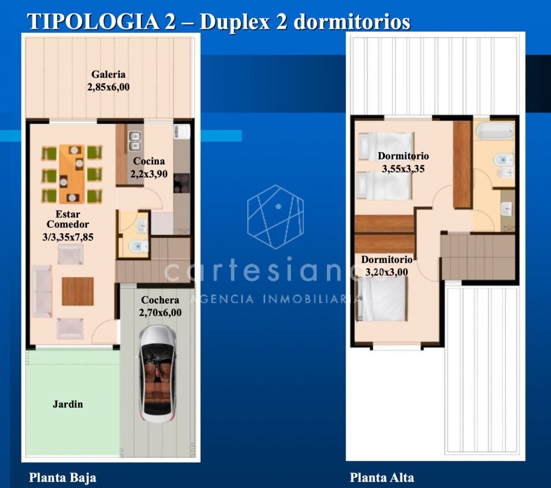 DUPLEX 2 DORM EN HOUSING ZONA SUR | FINACIACION 30% Y EL RESTO EN 24 CTAS