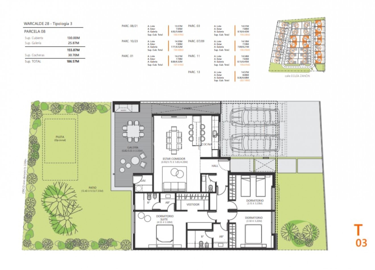 VILLA WARCALDE CASA EN UNA SOLA PLANTA DE 3 DORM EN HOUSING DE CATEGORIA