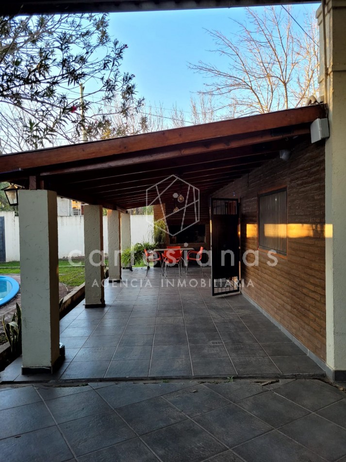 VILLA RIVERA INDARTE | CASA EN UNA SOLA PLANTA DE 3 DORM C/PILETA 