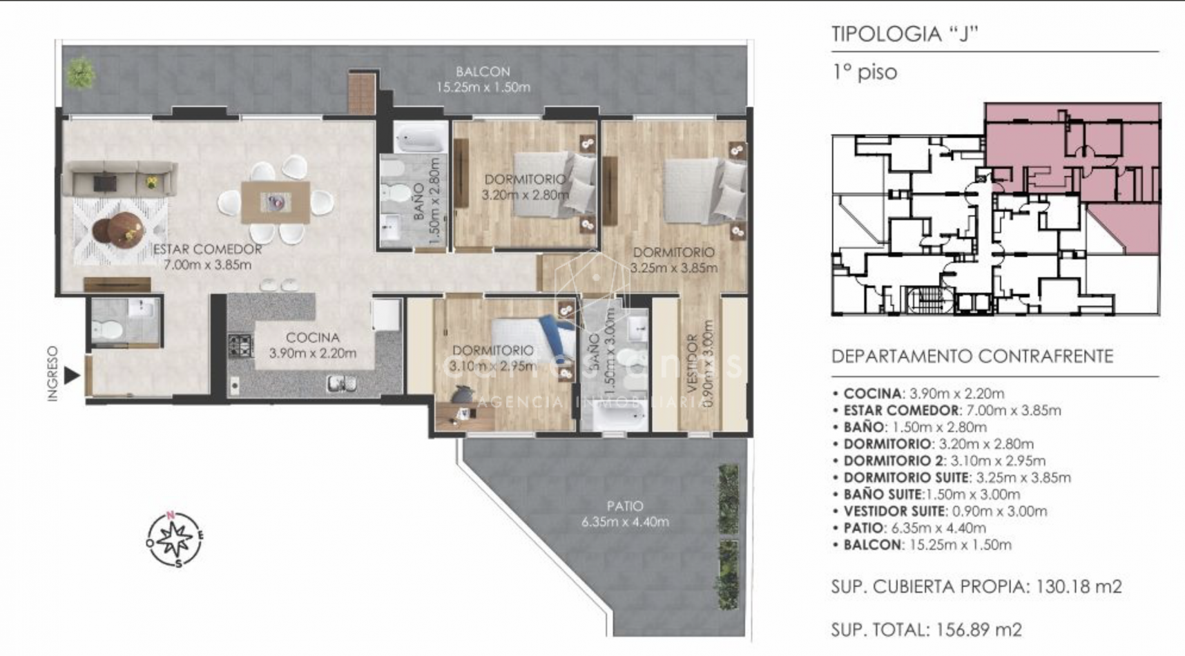 NUEVA CORDOBA DEPTO 3 DORM + AMENITIES | ENTREGA 50% SALDO EN 24 CTAS